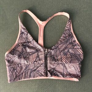 Lululemon front zip sport bra
